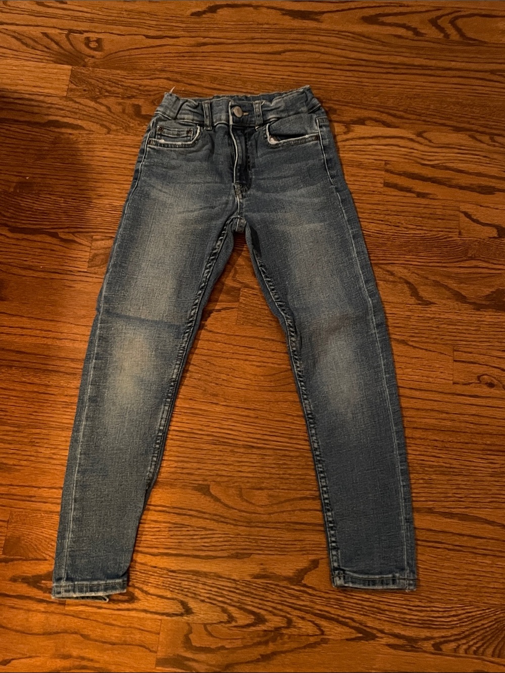 Zara Faded Blue Kids Slim Jeans